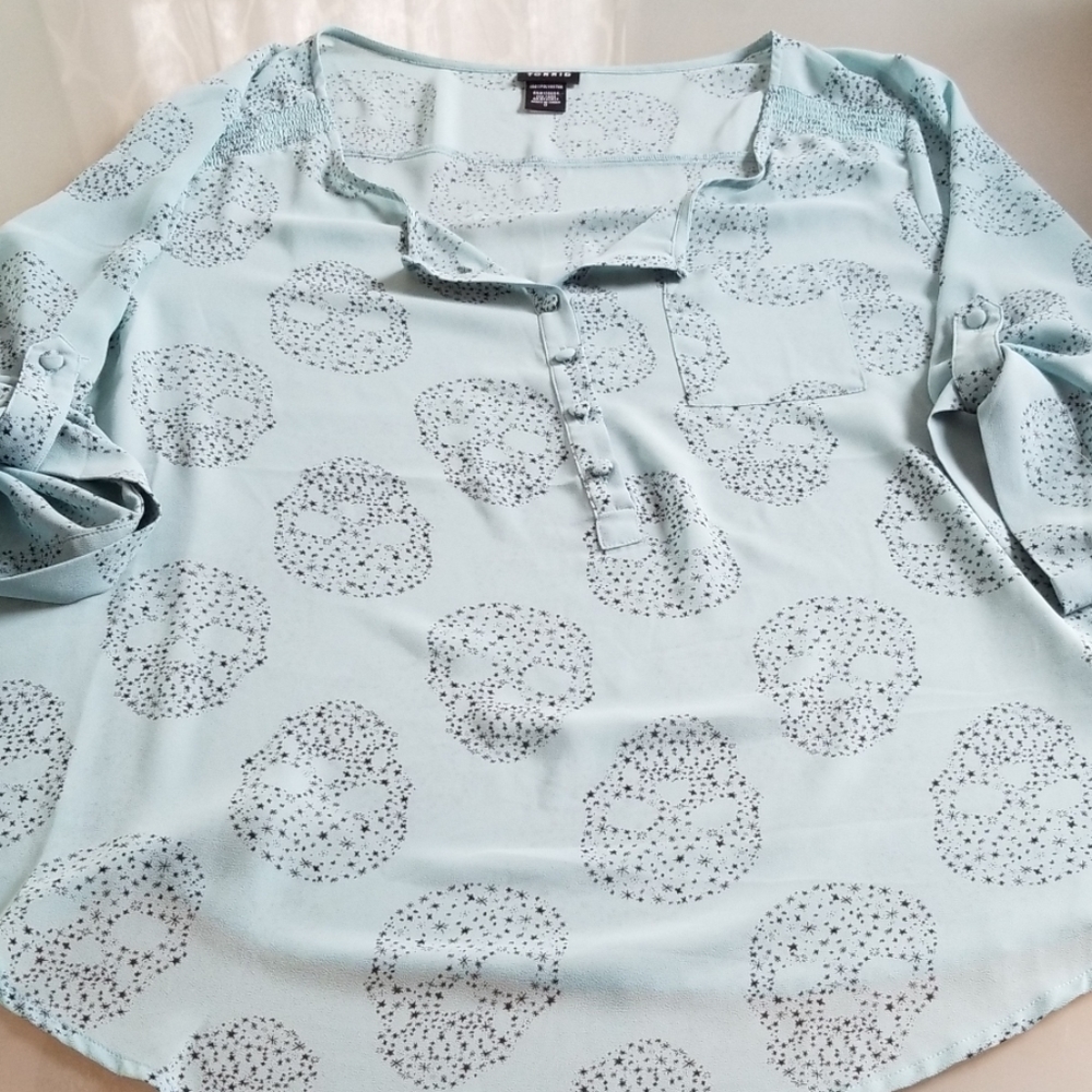 Torrid Skull Blouse